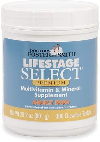 DRS. Foster and Smith Lifestage Select - Best Dog Supplements on the Market: Their Ingredients and Description